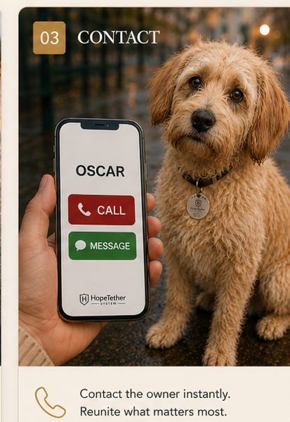 CONTACT — OSCAR with CALL and MESSAGE options